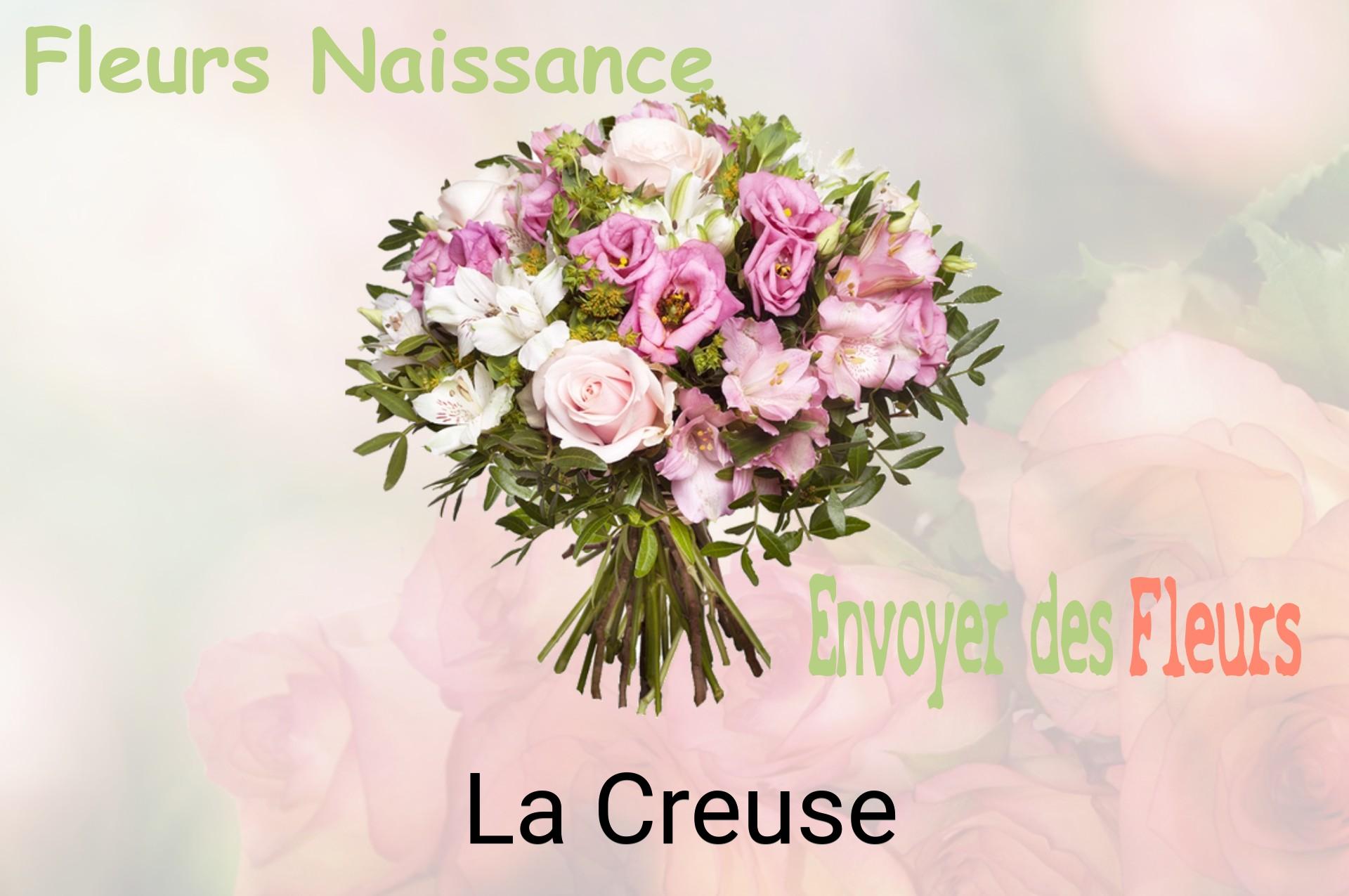 Bouquet de fleurs de naissance livré à La Creuse